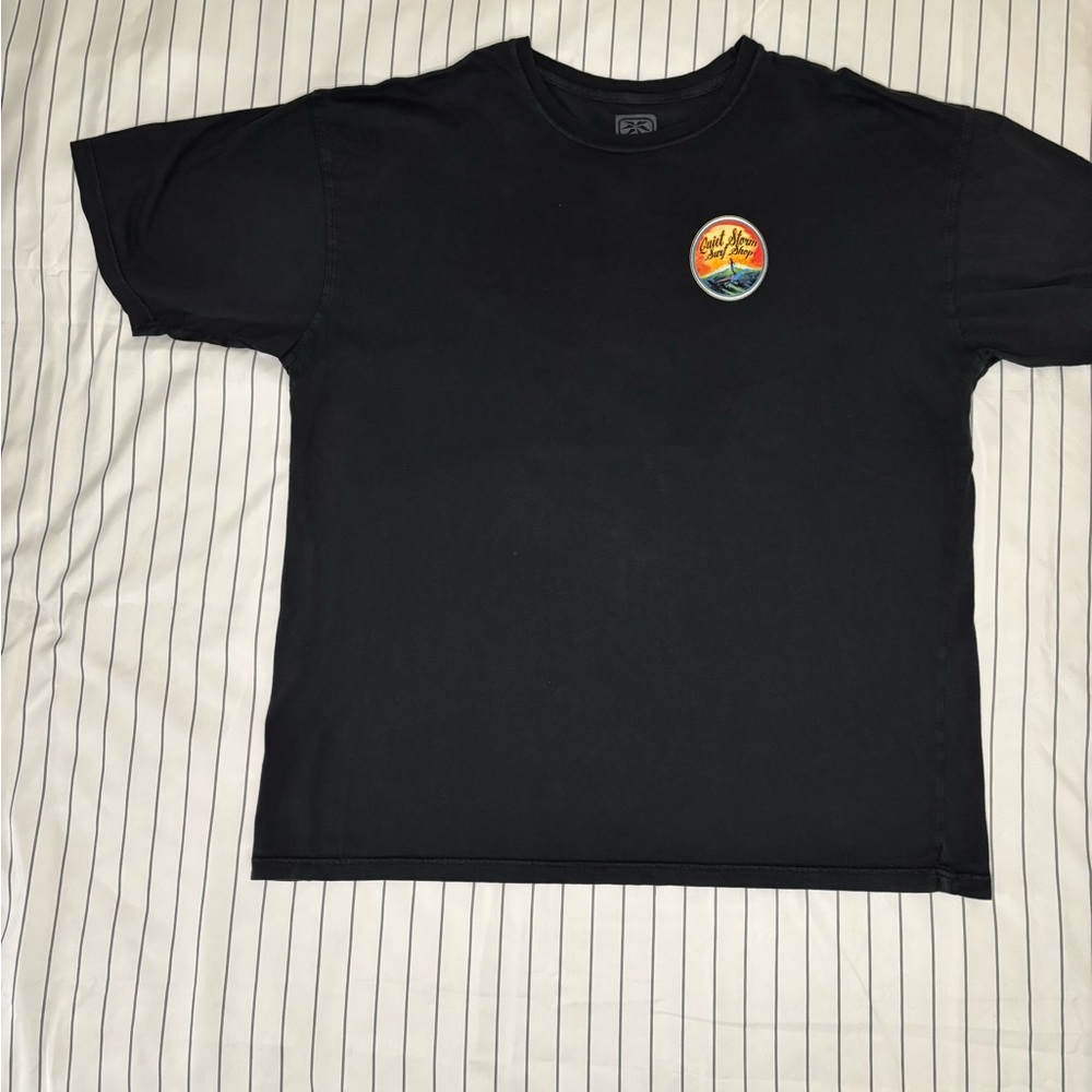Black Graphic Surf T-Shirt